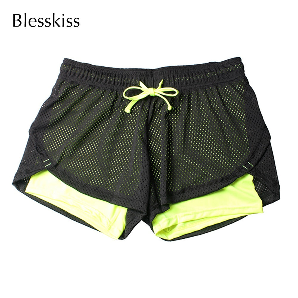 Neon Elastic Women Shorts Spandex Workout Short with Leggings