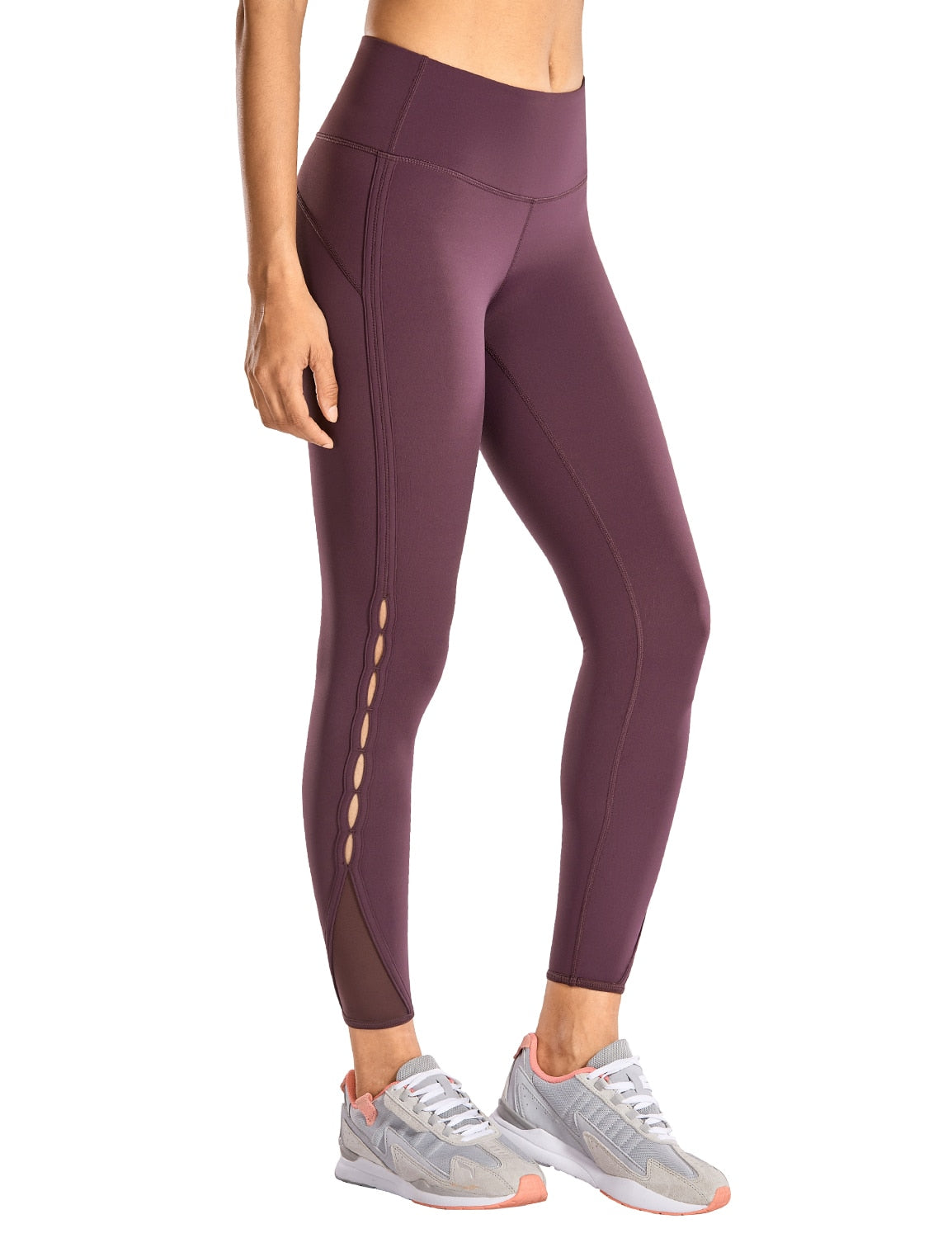 Women's High Waisted Workout Pants Yoga Leggings with Holes