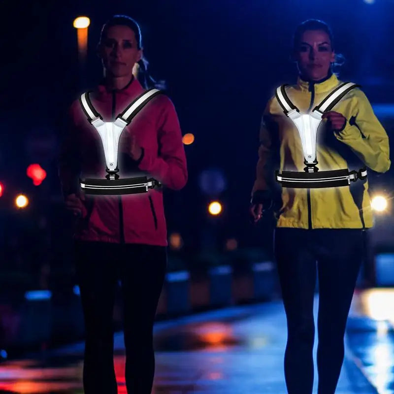 Running Light Vest: Enhanced Visibility for Night-Time Activities