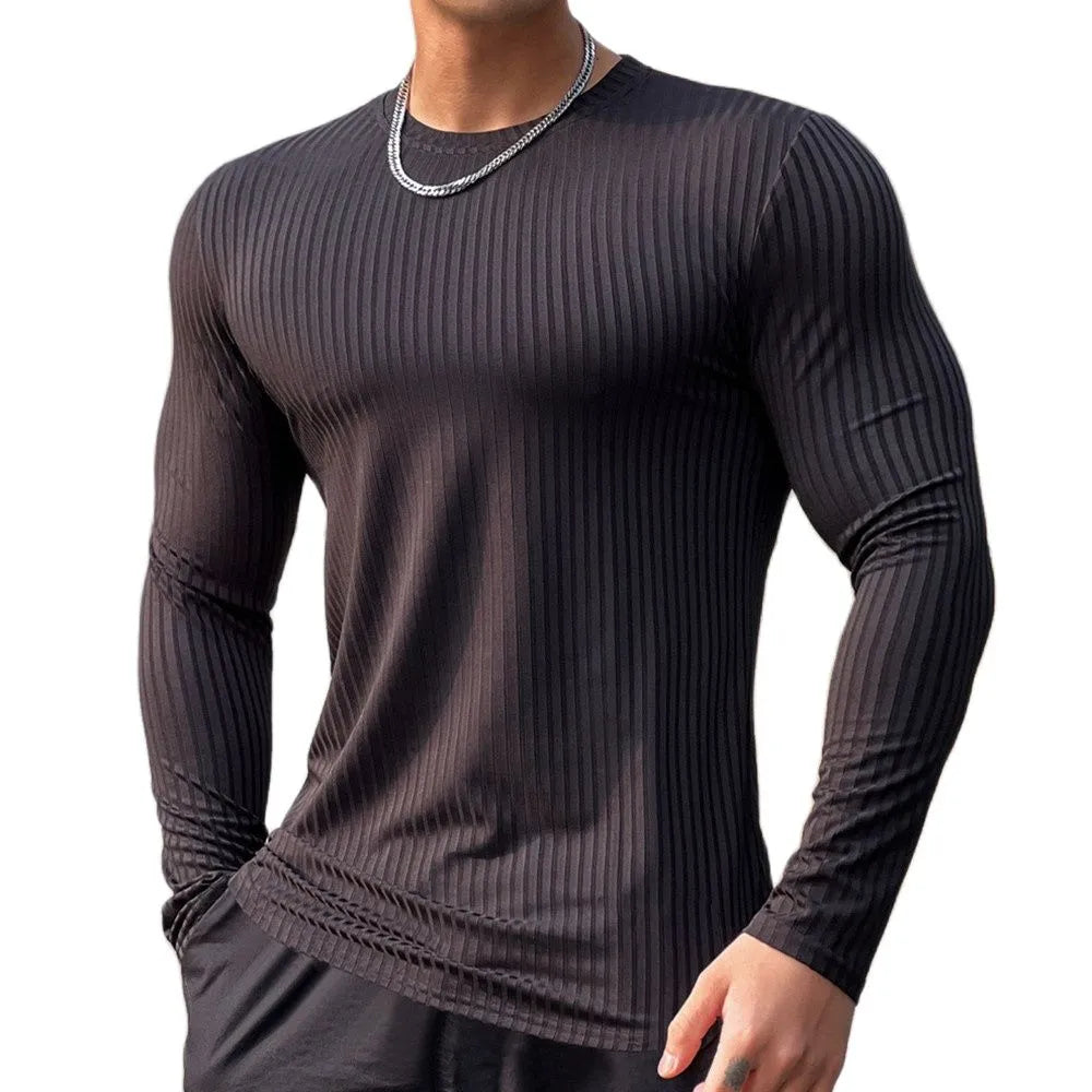 Men's Long Sleeve Fitness T-Shirt