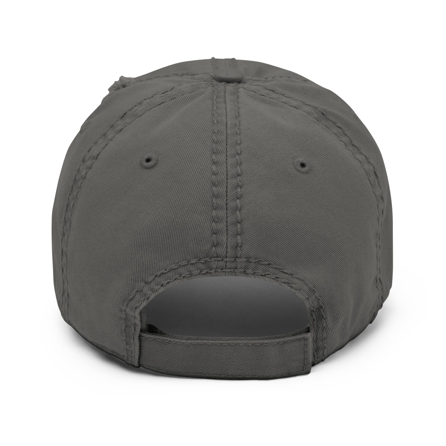 Classic Charcoal Gray Distressed Unisex Go Play Hat