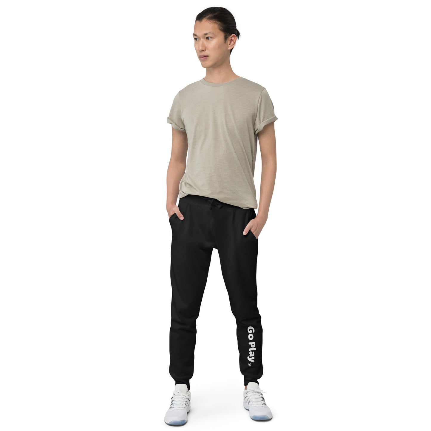 Unisex Cotton-Blend Fleece Sweatpants - Comfortable & Stylish