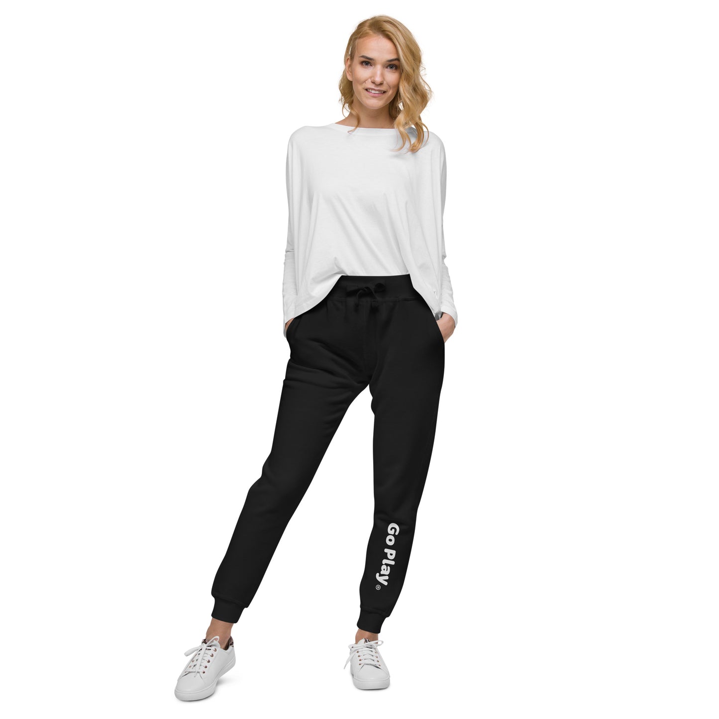 Unisex Cotton-Blend Fleece Sweatpants - Comfortable & Stylish