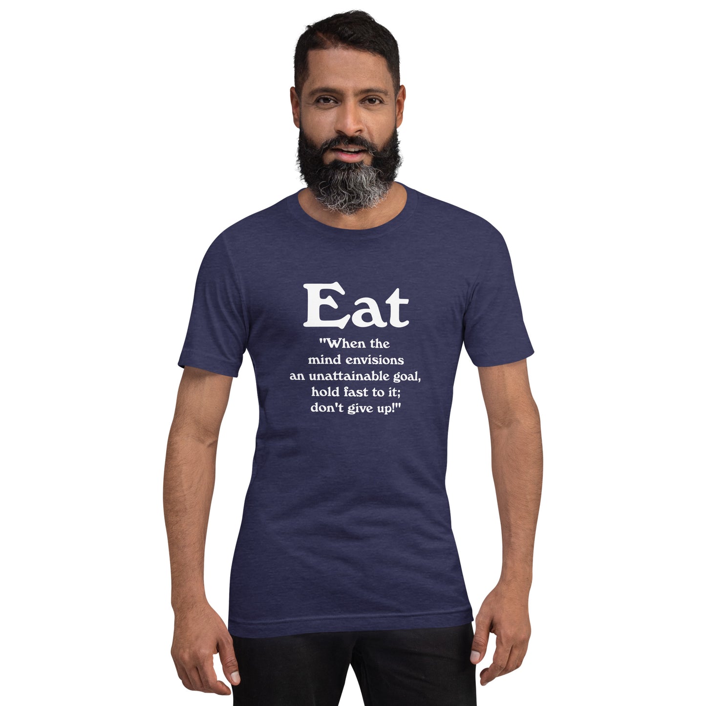 Stylish Men's EAT Motivational T-Shirt: Perfect Everyday Comfort