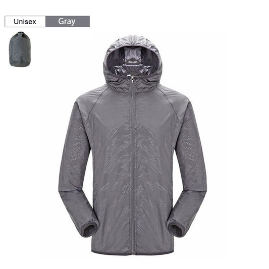 Waterproof Quick Dry Windbreaker Rain Jacket for men and women