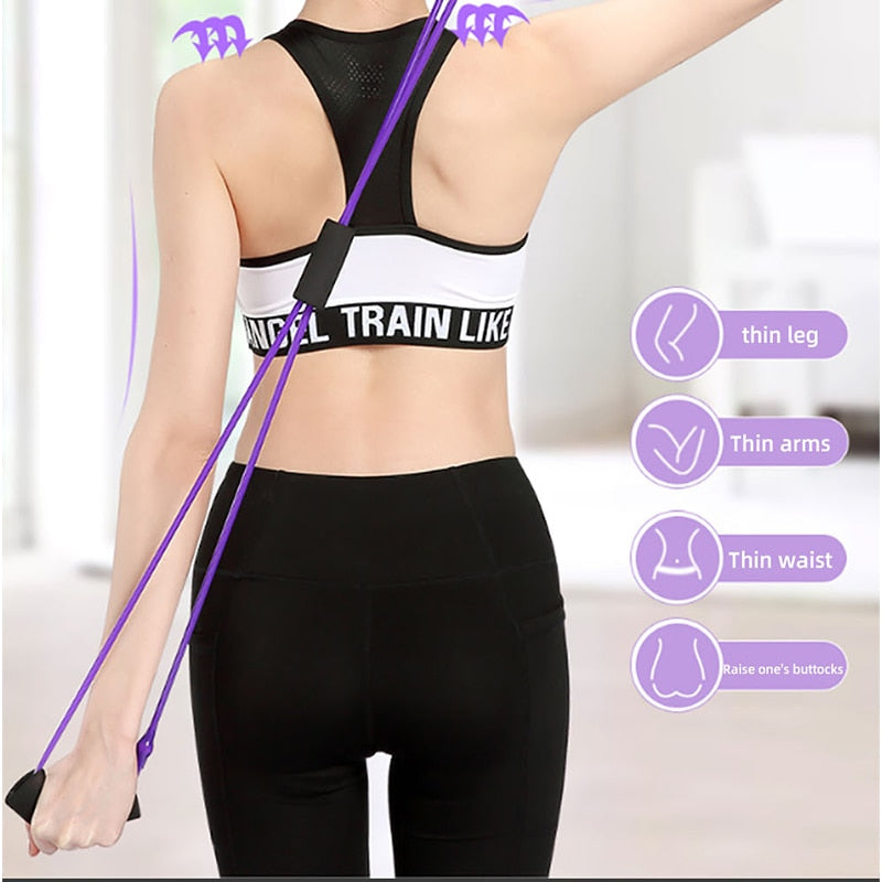 Figure 8 Fitness Rope Resistance Bands