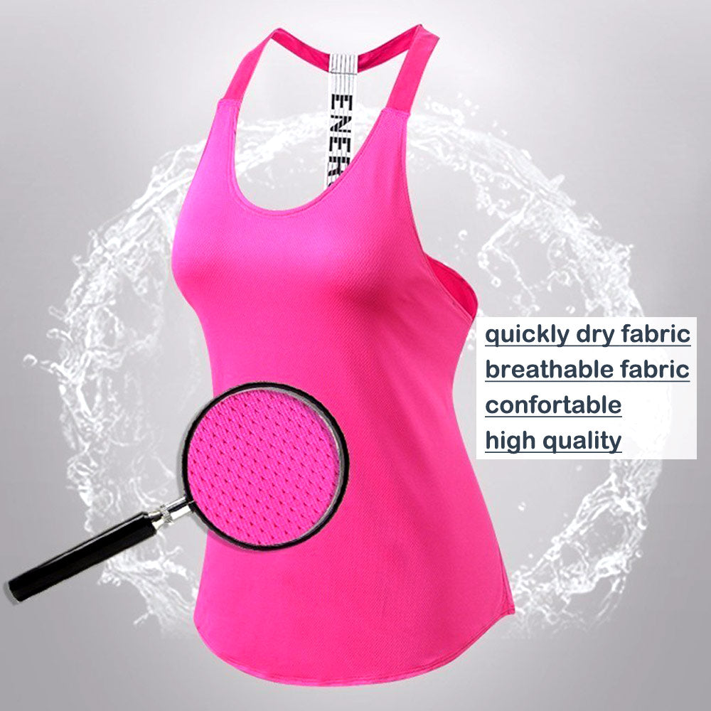 Fitness Sports Quickly Dry Sleeveless Workout Tee