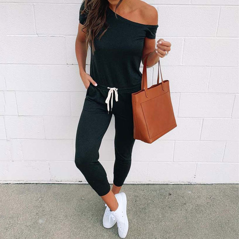 Off Shoulder Women Jumpsuit