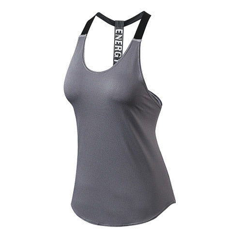 Fitness Sports Quickly Dry Sleeveless Workout Tee