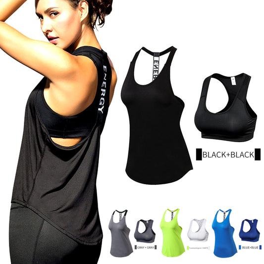 Fitness Sports Quickly Dry Sleeveless Workout Tee