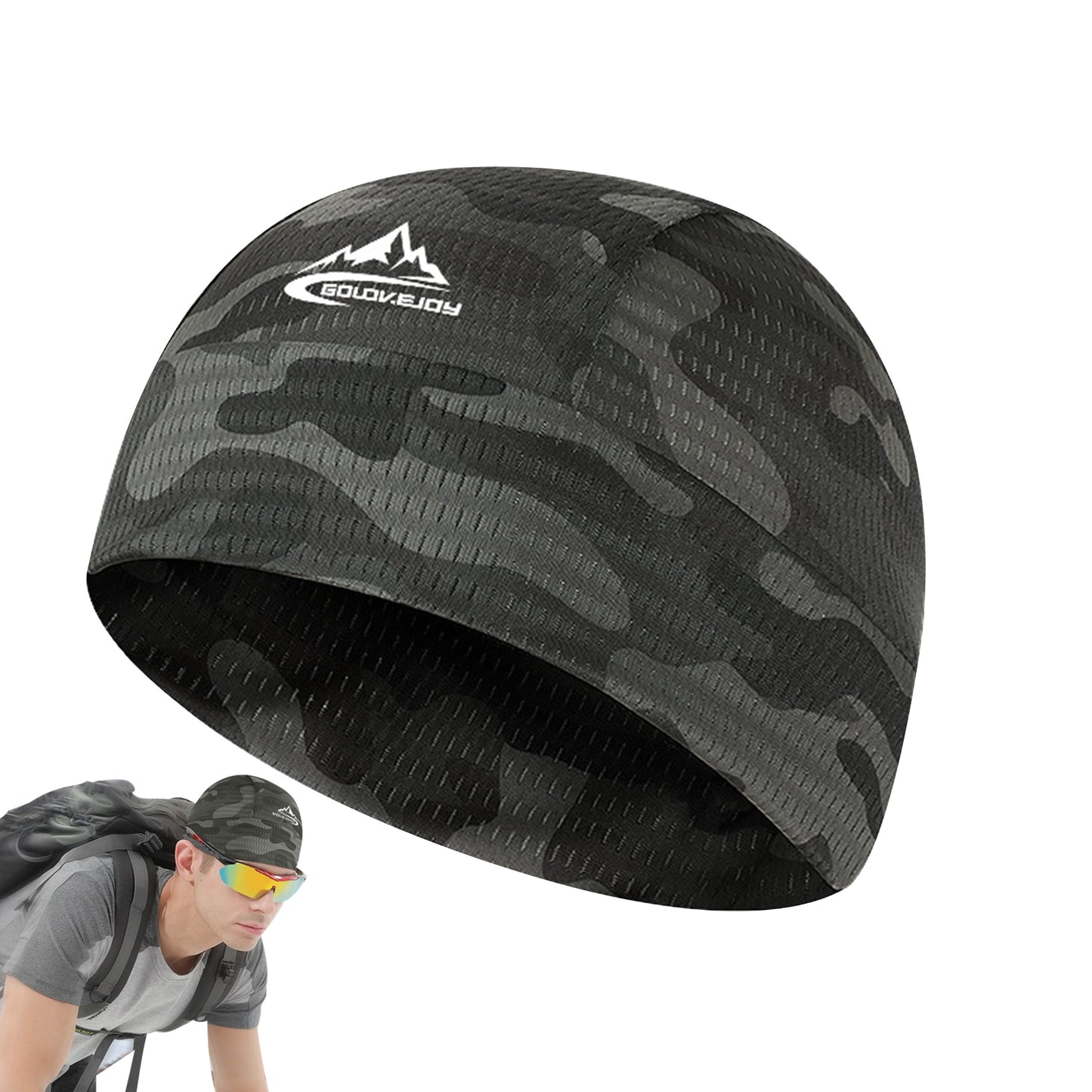 Men Cooling Breathable sweat-absorbent Skull Cap