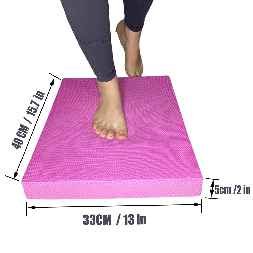 Soft Balance Pad TPE Yoga Mat Foam Exercise Pad Thick Balance Cushion Fitness Yoga Pilates Balance Board for Physical Therapy