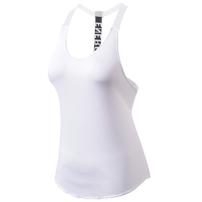 Fitness Sports Quickly Dry Sleeveless Workout Tee