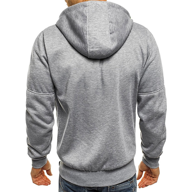 Men's Spring Hooded Sweat Jacket