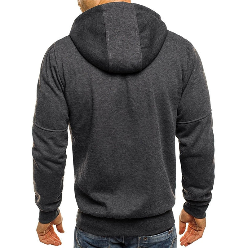 Men's Spring Hooded Sweat Jacket